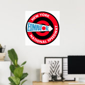 New York National Speedway  bord Poster (Thuiskantoor)