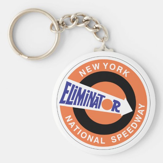 New York National Speedway Sleutelhanger (Voorkant)