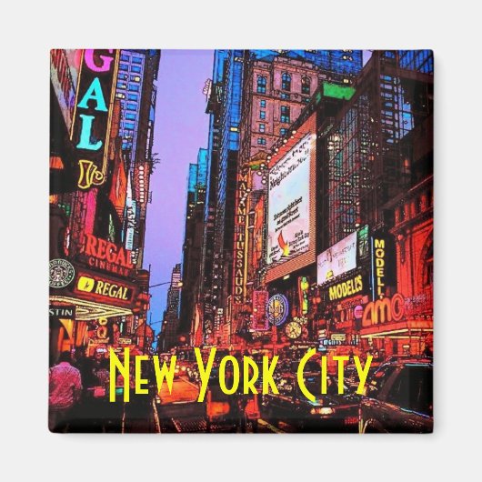 New York Neon Magnet (Voorkant)