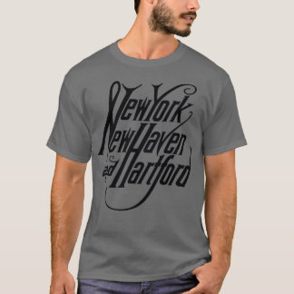 New York New Haven Hartford Retro Railroad T-shirt