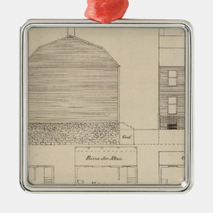 New York, New Jersey, Pennsylvania Metalen Ornament