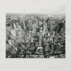 New York, New York Aerial Uitzicht Briefkaart