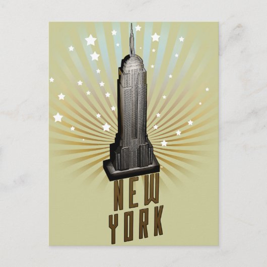 New York New York Briefkaart (Voorkant)