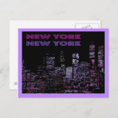 new york , new york briefkaart (Voorkant / Achterkant)