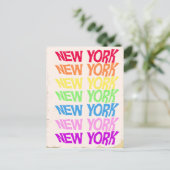 New York New York Briefkaart (Staand voorkant)