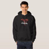 New York New York City Skyline Silhouette Outline  Hoodie (Voorkant volledig)