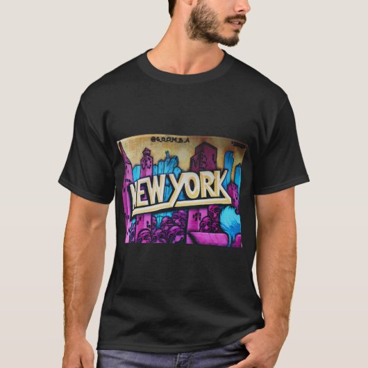 New York New York Graffiti T-shirt (Voorkant)