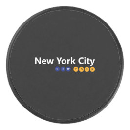 New York, New York Hockey Puck