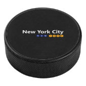 New York, New York Hockey Puck (3/4)