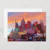 New York - New York Hotel #3 Briefkaart (Voorkant / Achterkant)