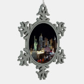 New York - New York Hotel #4 Snowflake Ornament (Links)