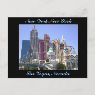 New York New York Hotel en Casino Briefkaart