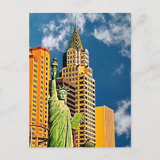 New York, New York Hotel, Las Vegas, Briefkaart (Voorkant)