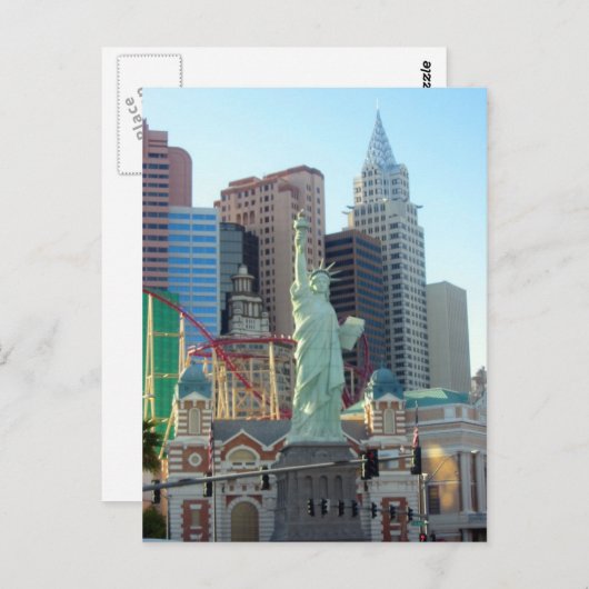 New York, New York, Las Vegas, 2007 Briefkaart (Voorkant / Achterkant)