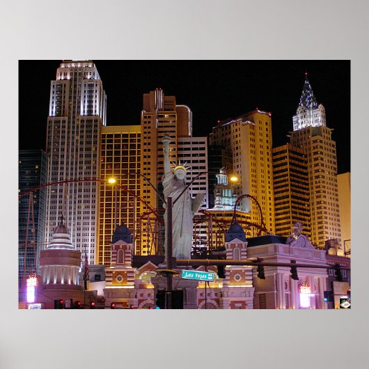 New York New York Las Vegas Foto Poster Print (Voorkant)