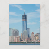 New York, New York. Manhattan City Skyline Briefkaart (Voorkant)