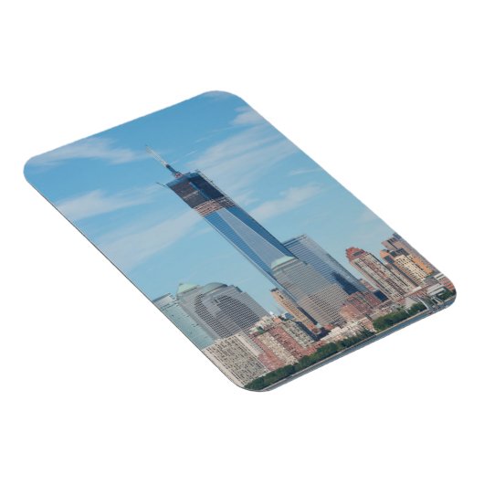 New York, New York. Manhattan City Skyline Magneet (Rechterzijde)