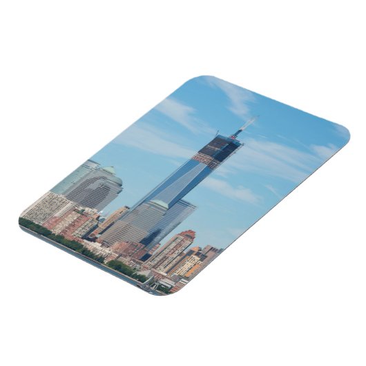 New York, New York. Manhattan City Skyline Magneet (Linkerzijde)