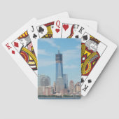 New York, New York. Manhattan City Skyline Pokerkaarten (Achterkant)