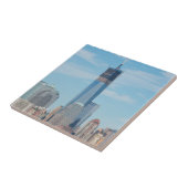 New York, New York. Manhattan City Skyline Tegeltje (Zijkant)