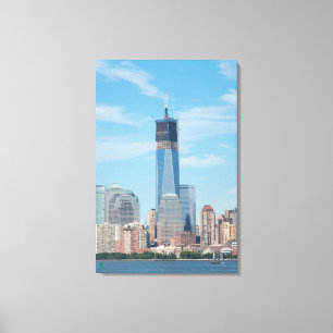 New York, New York. Manhattan stadsgezicht Canvas Afdruk
