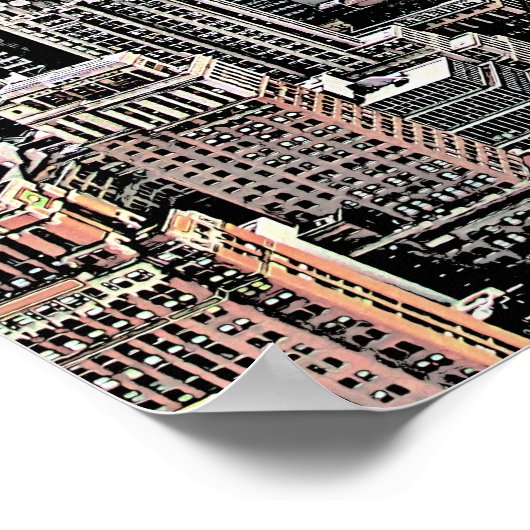 New York, New York Poster (Hoek)