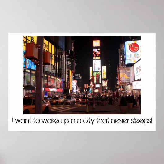 New York, New York Poster (Voorkant)