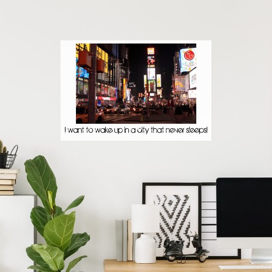 New York, New York Poster (Thuiskantoor)