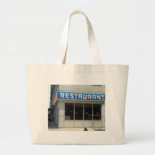 New York, New York Restaurant Diner Grote Tote Bag