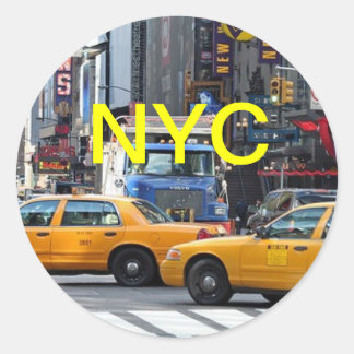 New York, New York Ronde Sticker