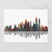 New York New York Skyline Briefkaart (Voorkant)