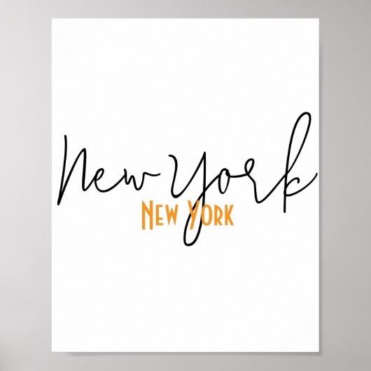New York, New York Souvenir Poster (Voorkant)