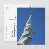 New York New York Vrijheidsbeeld [Vegas] Briefkaart (Voorkant / Achterkant)