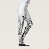 New York, New York (zwart-wit panorama) Leggings (Rechts)