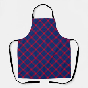 New York NFC Football Team Plaid Schort