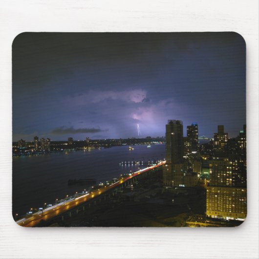 New York Night Mousepad Muismat (Voorkant)