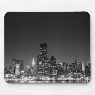 New York Night Skyline Muismat