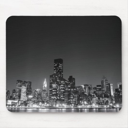 New York Night Skyline Muismat (Voorkant)