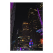 New York Nights – Illuminated Skyline Photography Foto Afdruk (Voorkant)
