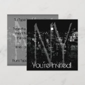 New York nodigt speciale New York RSVP uit Kaart (Voorkant / Achterkant)