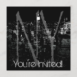 New York nodigt speciale New York RSVP uit Kaart