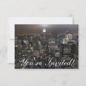 New York nodigt speciale New York RSVP uit Kaart (Voorkant)