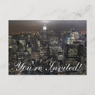 New York nodigt speciale New York RSVP uit Kaart