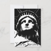 New York nodigt speciale New York RSVP uit Kaart (Voorkant)