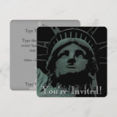 New York nodigt speciale New York RSVP uit Kaart (Voorkant / Achterkant)