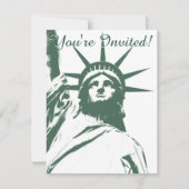 New York nodigt speciale New York RSVP uit Kaart (Voorkant)