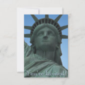 New York nodigt speciale New York RSVP uit Kaart (Voorkant)