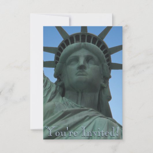 New York nodigt speciale New York RSVP uit Kaart (Voorkant)