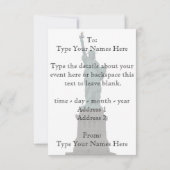 New York nodigt speciale New York RSVP uit Kaart (Achterkant)