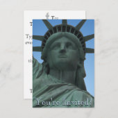 New York nodigt speciale New York RSVP uit Kaart (Voorkant / Achterkant)